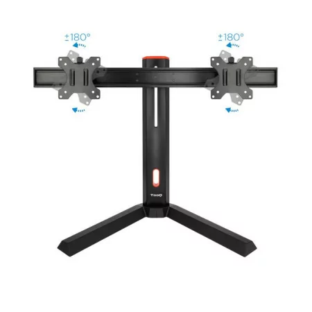 TooQ Table Stand - For 2 Screens - 17" / 27" - DB1402TN-B