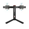 Suporte de Mesa TooQ - P/ 2 Ecrãs - 17" / 27" - DB1402TN-B|TooQ|8433281009745
