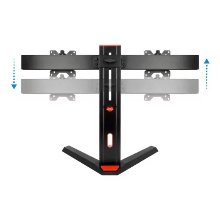 TooQ Table Stand - For 2 Screens - 17" / 27" - DB1402TN-B