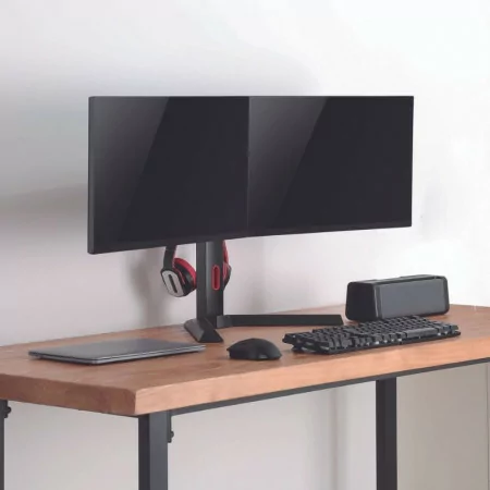 TooQ Table Stand - For 2 Screens - 17" / 27" - DB1402TN-B