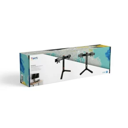TooQ Table Stand - For 2 Screens - 17" / 27" - DB1402TN-B