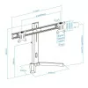 Suporte de Mesa TooQ - P/ 2 Ecrãs - 17" / 27" - DB1402TN-B|TooQ|8433281009745