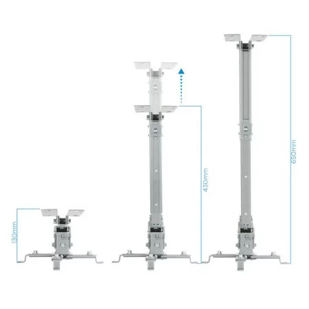 TooQ Ceiling Bracket - For Projectors - Silver - PJ2012T-S