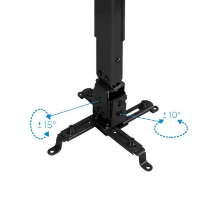 TooQ Ceiling Bracket - For Projectors - Black - PJ2012T-B