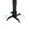 TooQ Ceiling Bracket - For Projectors - Black - PJ2012T-B