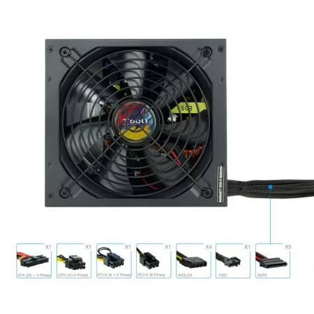 Fonte de Alimentação TooQ - ATX 750W - TQAPOLO-750SP||8433281010314