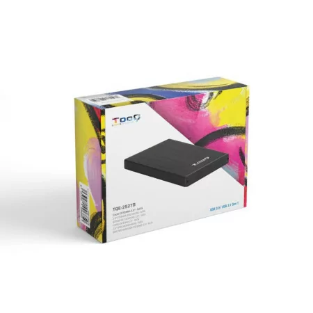 Caixa Externa TooQ - P/ Discos HDD/SSD - 2.5" - Preta - TQE-2527B|TooQ|8433281006850