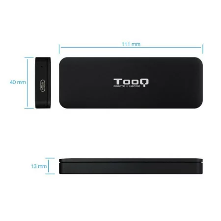 TooQ External Box - For SSD M.2 NVMe PCIe - TQE-2280B
