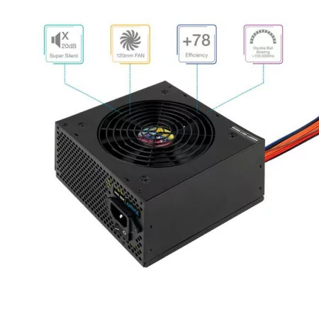 TooQ Power Supply - ATX 600W - PFC - TQAPOLO-600SP