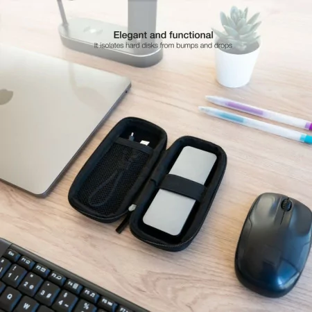 TooQ Hard Drive Case - Black - TQBC-M201B