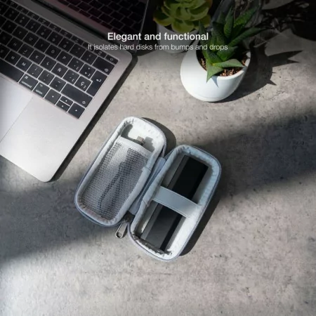 TooQ Hard Drive Case - Gray - TQBC-M201G