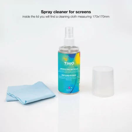 Kit de Limpeza de Ecrã TooQ - Spray + Pano - TQSC0016|TooQ|8433281013506
