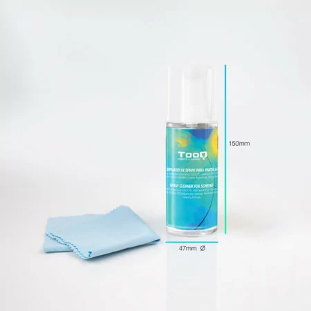 TooQ Screen Cleaning Kit - Spray + Cloth - TQSC0016