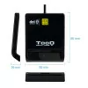 Leitor de Cartões TooQ - DNIe SIM DNIe SIM USB-C - Preto - TQR-211B||8433281010376