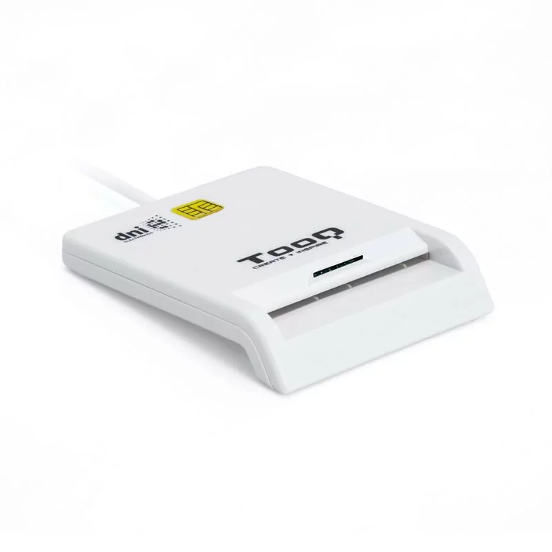 Leitor de Cartões de Cidadão TooQ - Branco - TQR-210W||8433281008540 Leitor de Cartões de Cidadão TooQ - Branco - TQR-210W||8433281008540