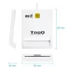 TooQ Citizen Card Reader - White - TQR-210W