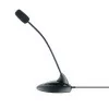 TooQ Microphone - Flexible - 3.5mm Jack - Black - TQMM-213