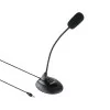 TooQ Microphone - Flexible - 3.5mm Jack - Black - TQMM-213