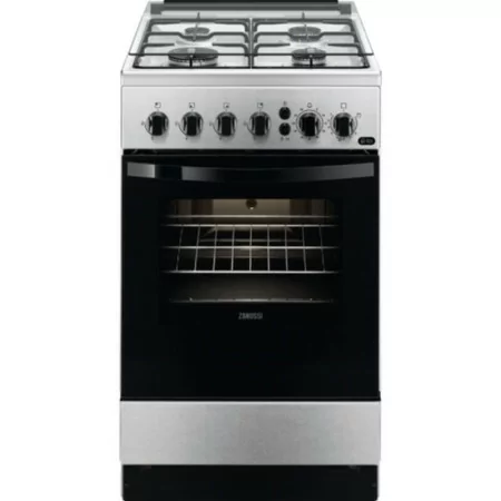 Zanussi Gas Stove - 4 Burners - 51L - Class D - Stainless Steel - ZCG512H1XA