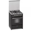 Meireles Gas Stove - 4 Burners - 55L - Black - E 610 BL