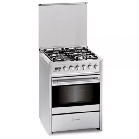 Meireles Monza Gas Stove - 4 Burners - 55L - Stainless Steel - E 610 X - Natural Gas
