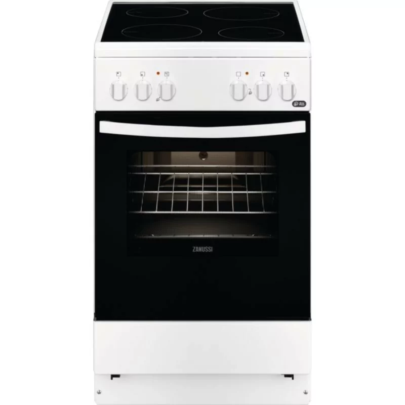 Vitroceramic Stove Zanussi - 4 Zones - 58L - White - ZCV540G1WA Vitroceramic Stove Zanussi - 4 Zones - 58L - White - ZCV540G1WA