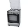 Indesit Natural Gas Monoblock Stove - 4 Burners - 60cm - Stainless Steel - I6GG1F(X)/P