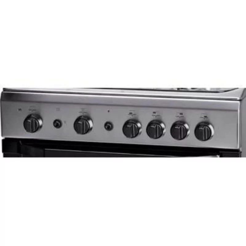 Cocina Monobloque Gas Natural Indesit - 4 Quemadores - 60cm - Inox - I6GG1F(X)/P