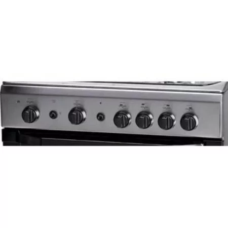 Indesit Natural Gas Monoblock Stove - 4 Burners - 60cm - Stainless Steel - I6GG1F(X)/P