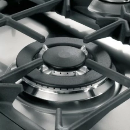 Meireles Butane Gas Monobloc Stove - 4 Burners - 60cm - 55L Stainless Steel - E 610 X