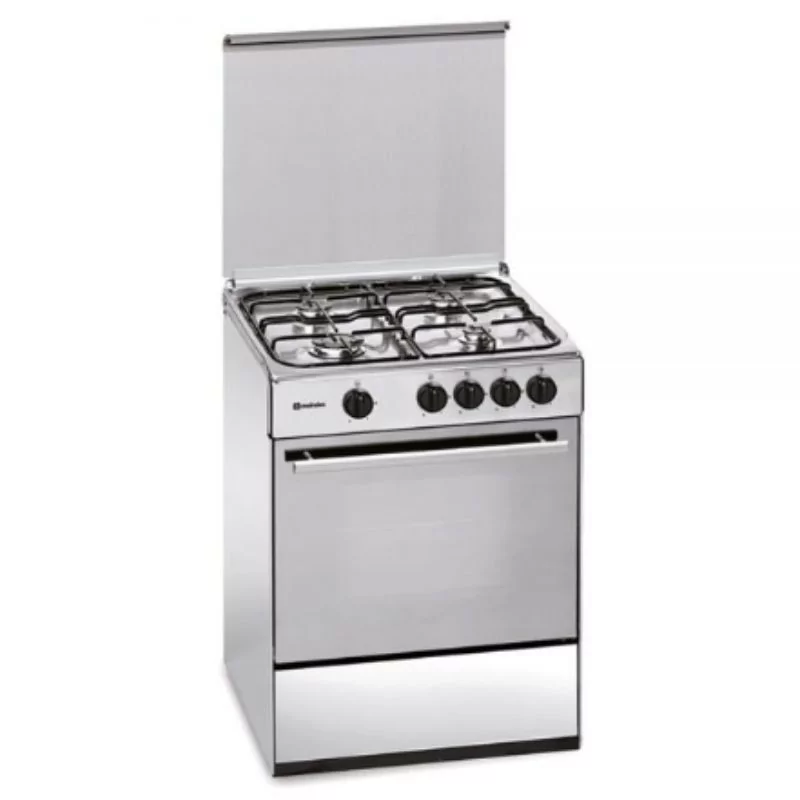 Meireles Butane Gas Monobloc Stove - 4 Burners - Stainless Steel - N-600-X - 60cm Stainless Steel Meireles Butane Gas Monobloc Stove - 4 Burners - Stainless Steel - N-600-X - 60cm Stainless Steel
