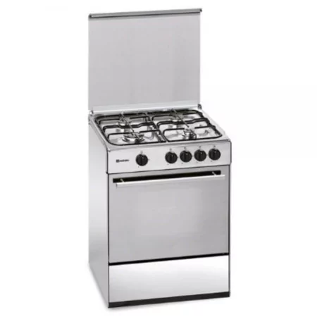 Meireles Butane Gas Monobloc Stove - 4 Burners - Stainless Steel - N-600-X - 60cm Stainless Steel