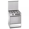 Meireles Butane Gas Monobloc Stove - 4 Burners - Stainless Steel - N-600-X - 60cm Stainless Steel