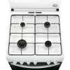 Zanussi Monoblock Butane Gas Stove - 4 Burners - 51L - White - 60cm - ZCG61281WA