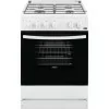 Zanussi Monoblock Butane Gas Stove - 4 Burners - 51L - White - 60cm - ZCG61281WA