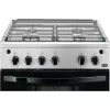 Zanussi Monobloc Butane Gas Stove - 4 Burners - 60cm - 53L - Stainless Steel - ZCG61281XA