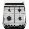 Zanussi Monobloc Butane Gas Stove - 4 Burners - 60cm - 53L - Stainless Steel - ZCG61281XA