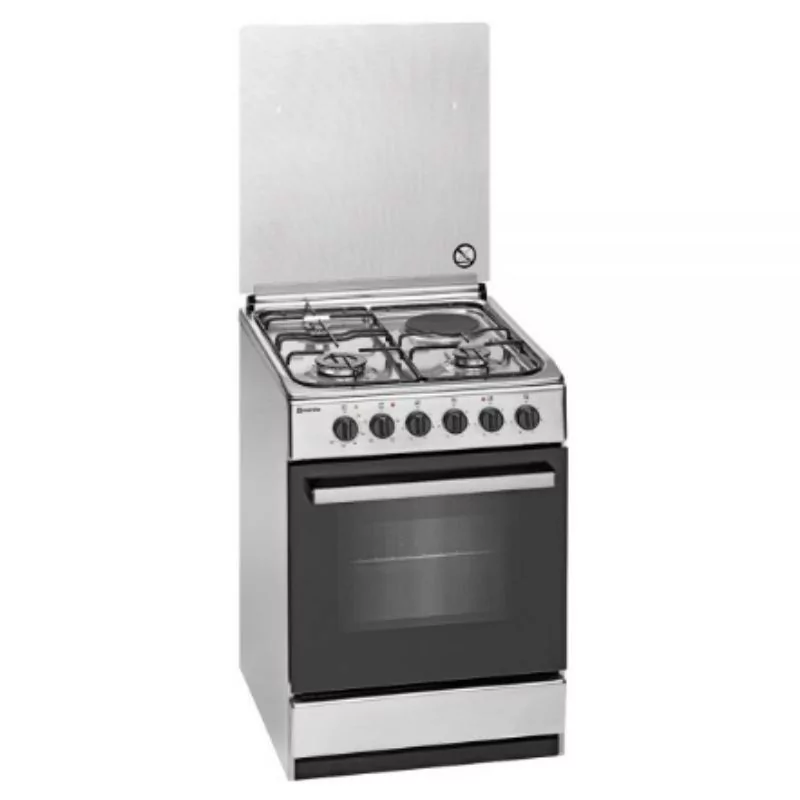 Meireles Gas Stove - 3 Burners - 59L - Stainless Steel - E 542 X