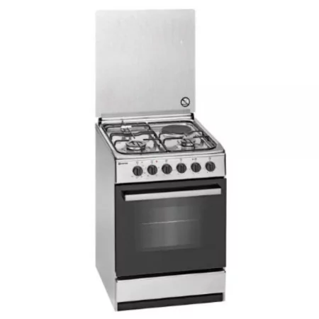Meireles Gas Stove - 3 Burners - 59L - Stainless Steel - E 542 X