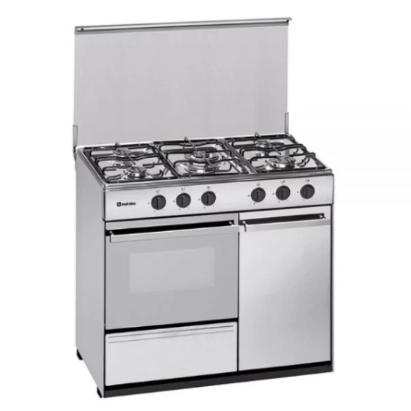 Meireles Gas Stove - 5 Burners - 55L - Stainless Steel - N 921 X Natural Meireles Gas Stove - 5 Burners - 55L - Stainless Steel - N 921 X Natural