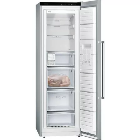 Siemens iQ500 Upright Freezer - 242 L - Class E - Stainless Steel - GS-36-NAIEP