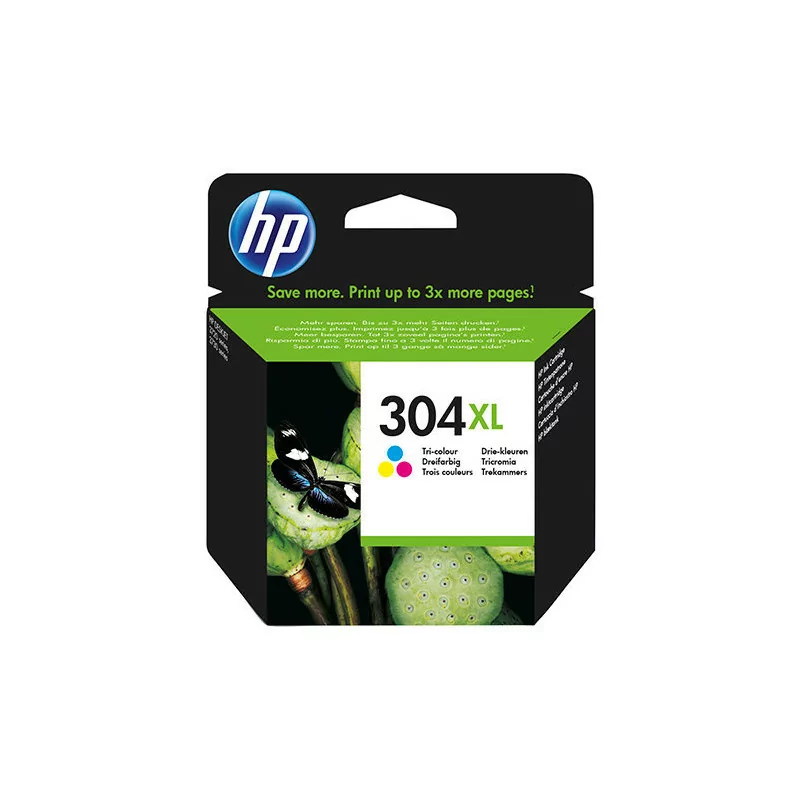 Tinteiro HP - 304 XL - Tricolor - 300 Páginas - N9K07AE|HP|0889894860798 Tinteiro HP - 304 XL - Tricolor - 300 Páginas - N9K07AE|HP|0889894860798