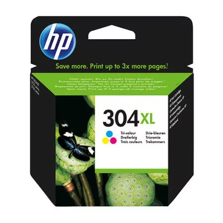 HP Ink Cartridge - 304 XL - Tricolor - 300 Pages - N9K07AE