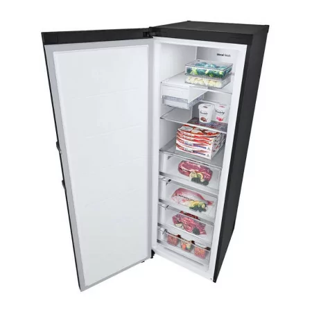 LG Upright Freezer - 324L - Class D - Black - GFM-61-MCCSF