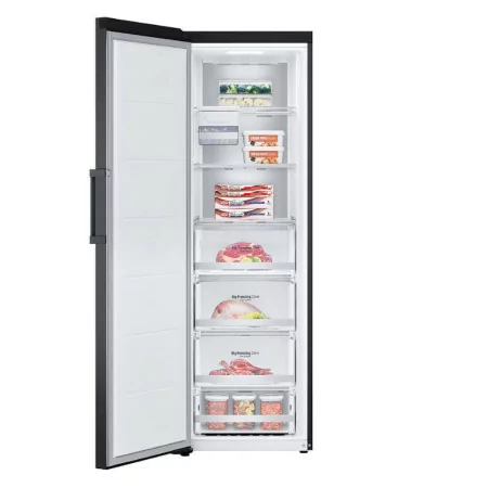 LG Upright Freezer - 324L - Class D - Black - GFM-61-MCCSF