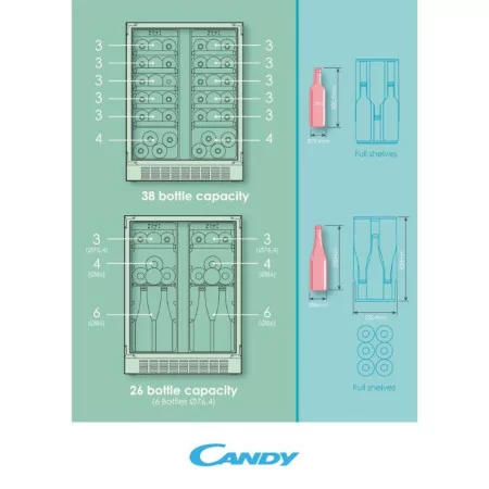 Garrafeira Candy CCVB-60-D/1