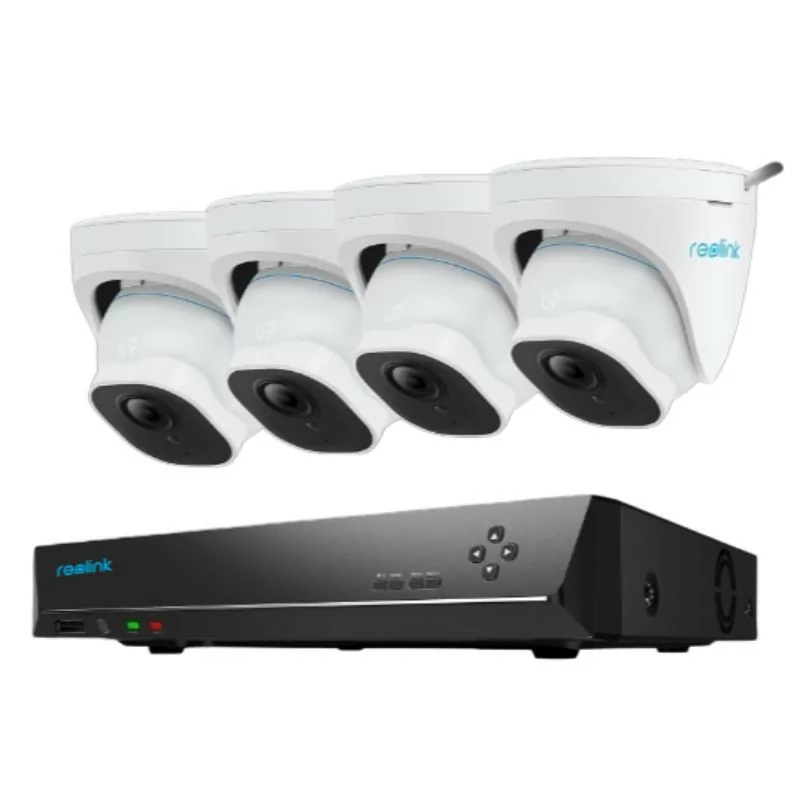 Kit de Videovigilância Reolink UHD 4K 8MP - Detecção AI Pessoa/Veículo - 8CH POE - 2TB Disco Incluido