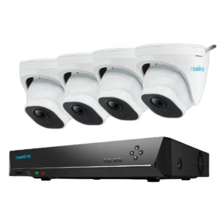 Kit de Videovigilância Reolink UHD 4K 8MP - Detecção AI Pessoa/Veículo - 8CH POE - 2TB Disco Incluido