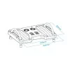 Apoio de Pés TooQ - Ajustável - Cinzento - TQFR0601-G|TooQ|8433281013025