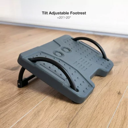 TooQ Footrest - Adjustable - Gray - TQFR0601-G